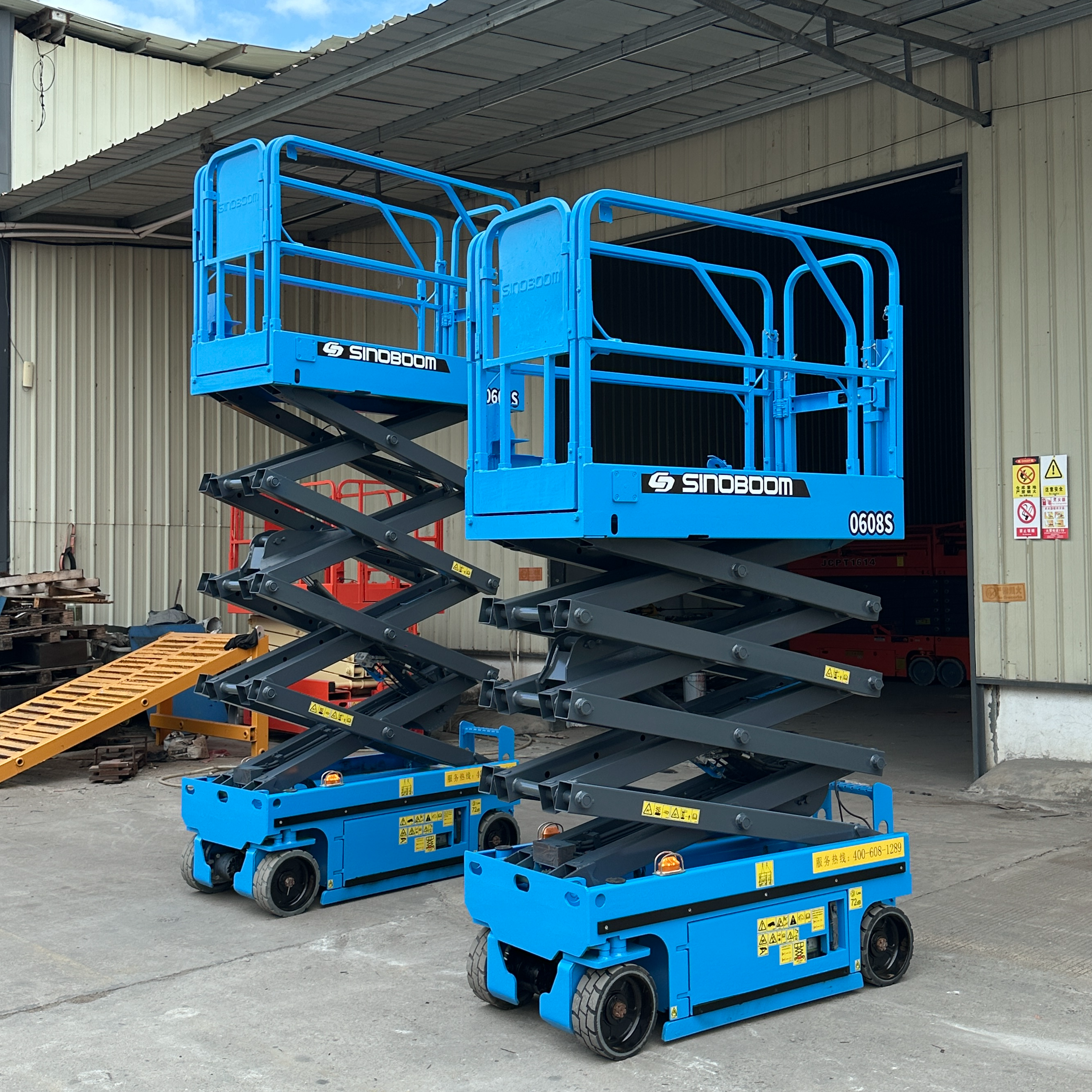 Used SINOBOOM 0608S Hydraulic Scissor Lift